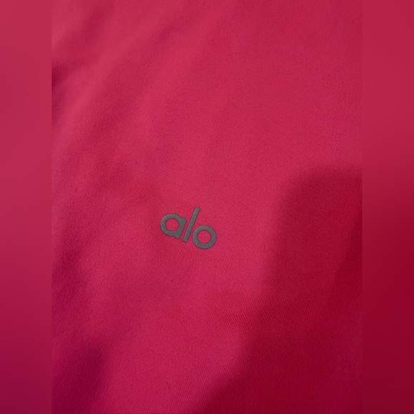 Alo Yoga Alosoft Long Sleeve Hooded Runner in pink Size M - Picture 6 of 6